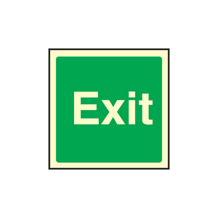 Exit sign