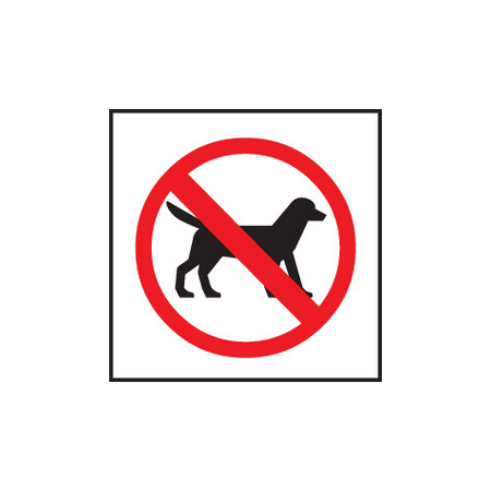 No dogs sign