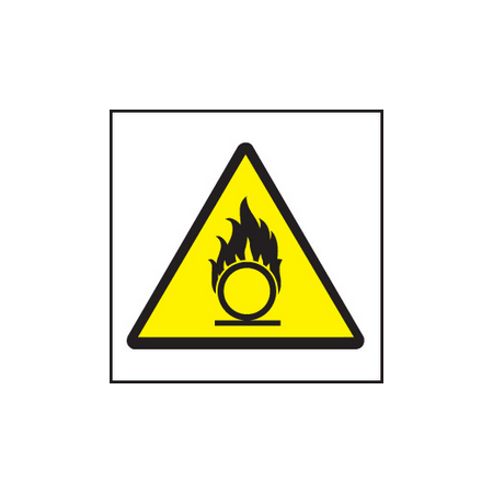 Oxidising agent symbol sign