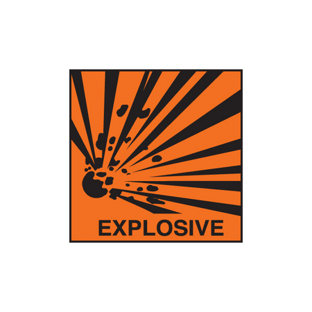 Explosive sign
