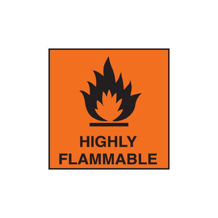 Highly Flammable sign