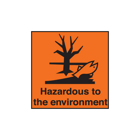 Hazardous to environment sign