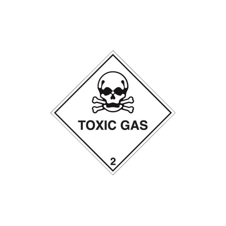 Toxic gas diamond sign