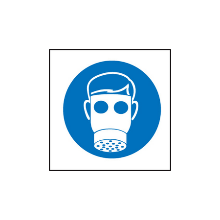 Respirator symbol sign