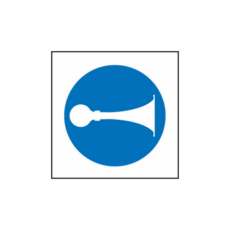 Sound horn symbol sign