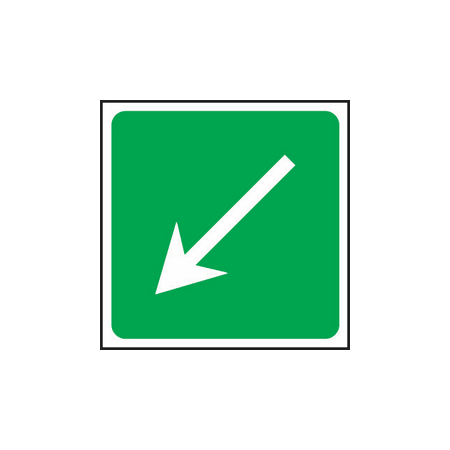 Arrow 45 deg sign