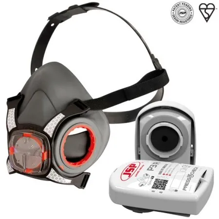 JSP Force 8 Half Mask & Press to check filters