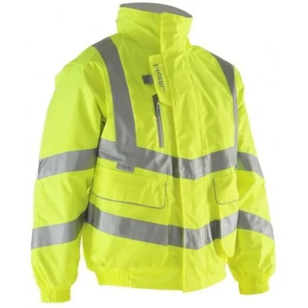 Pulsar Unpadded Yellow Hi Vis Bomber Jacket P533