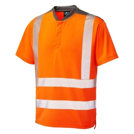 Leo Orange Hivis Performance T-Shirt