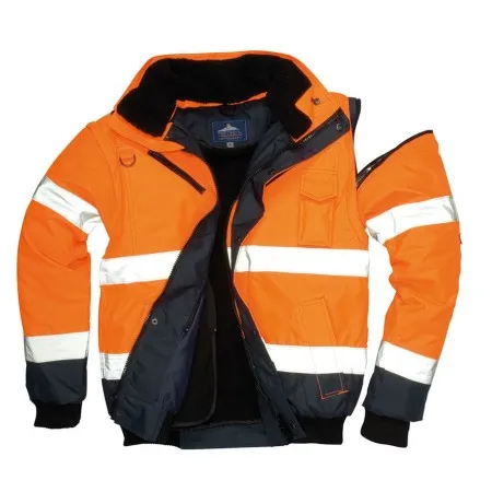 Portwest C465 Hi Vis 2 Colour Bomber Jacket