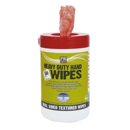 Portwest IW30 Heavy Duty Hand Wipes (50 Wipes)