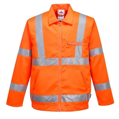 Portwest RT40 Hi Vis Poly cotton Jacket RIS