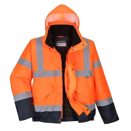 Portwest S266 Hi Vis Two Tone Bomber Jacket