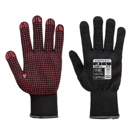 Portwest A110 Polka Dot Glove Black