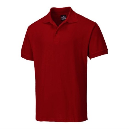 Portwest B210 Naples Polo Shirt Maroon