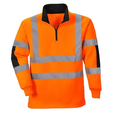 Portwest B308 Xenon Rugby Sweatshirt Orange