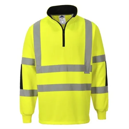 Portwest B308 Xenon Rugby Sweatshirt Yellow