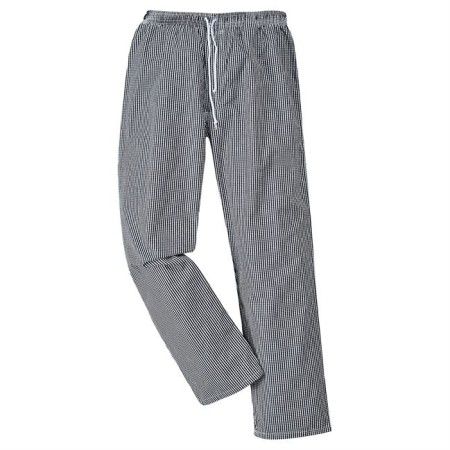 Portwest C079 Bromley Chef Trousers BkChk