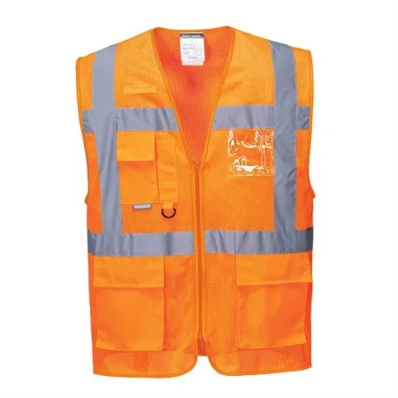Portwest C376 Athens MeshAir Executive Vest Orange