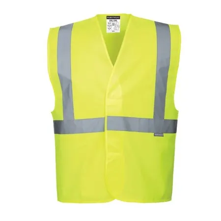 Portwest C472 Hi-Vis 1 Band Vest Yellow