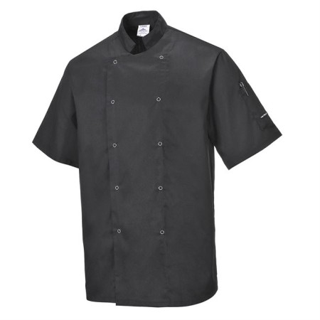Portwest C733 Cumbria Chefs Jacket Black