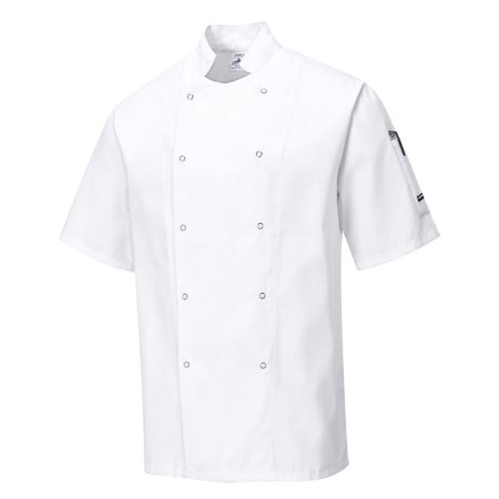 Portwest C733 Cumbria Chefs Jacket White