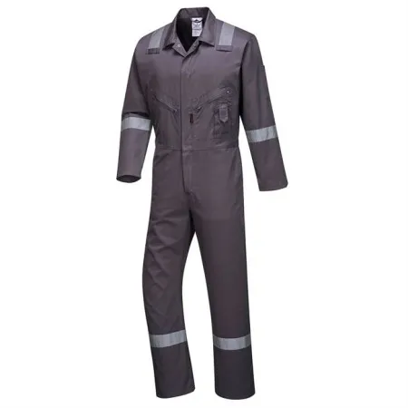 Portwest C814 Iona Cotton Coverall Grey
