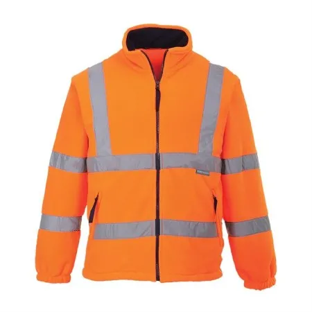 Portwest F300 Hi-Vis Mesh Lined Fleece Orange
