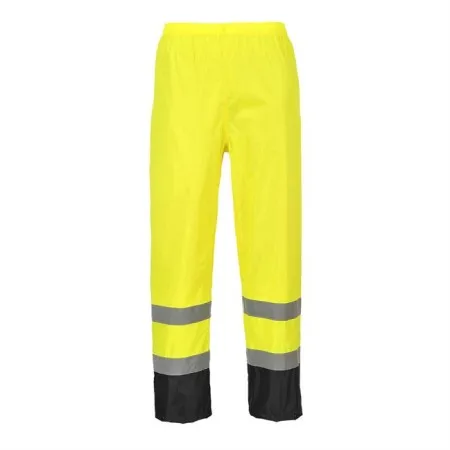 Portwest H444 Hi-Vis Classic Contrast Trouse Yellow