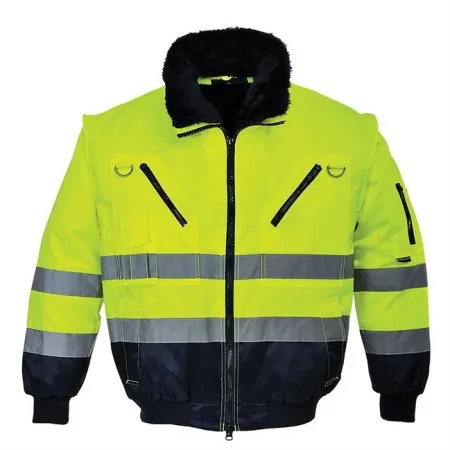 Portwest PJ50 Hi-Vis 3in1 Pilot Jacket Yell-Nav