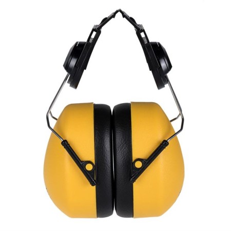 Portwest PW42 ClipOn Ear Muffs EN352 Yellow