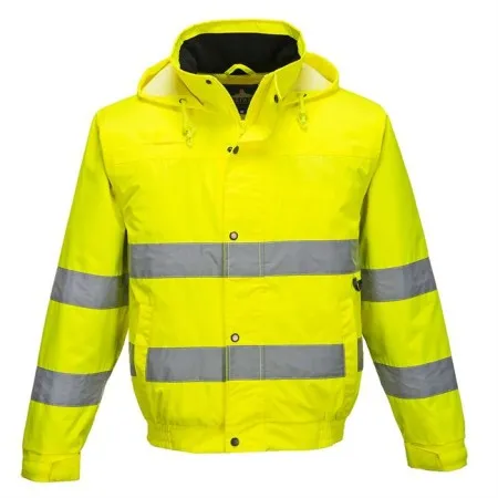 Portwest S161 Hi-Vis Lite Bomber Jacket Yellow