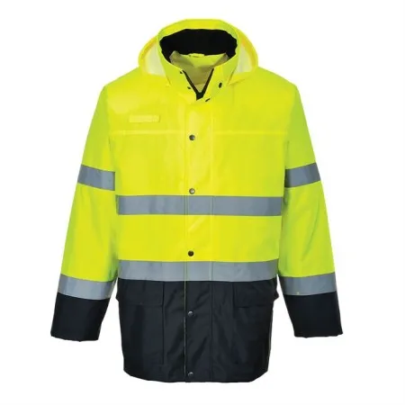 Portwest S166 Lite 2-Tone Traffic Jacket Yell-Nav