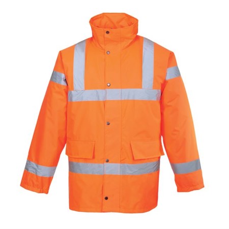 Portwest S460 Hi-Vis Traffic Jacket Orange