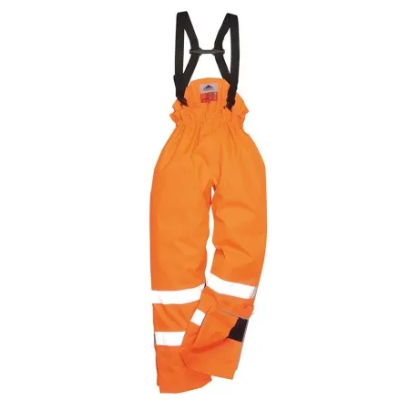 Bizflame Rain Lined Hi-Vis Antistatic FR Trouser Portwest S781
