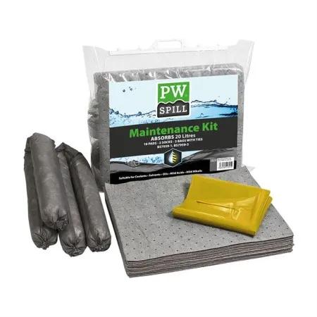 Portwest SM30 Spill Maintenance Kit 20LPk6 Grey