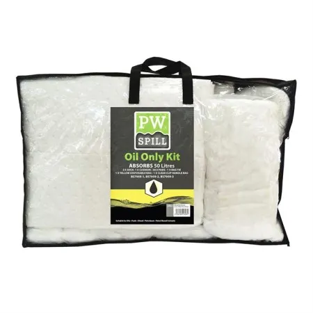 Portwest SM61 Oil Only Spill Kit 50L(Pk3) White