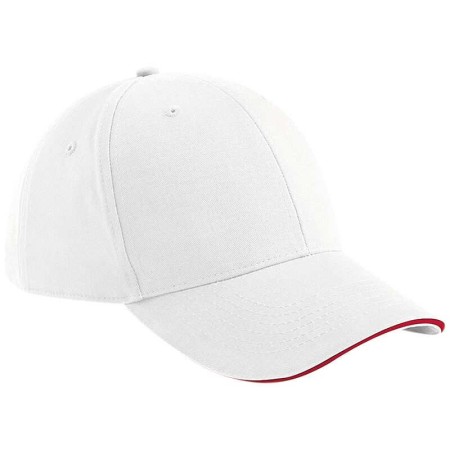 Beechfield BC020 White/Classic Red