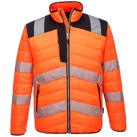 Portwest PW371 Hi Vis Baffle Jacket Orange