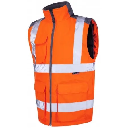 Hivis Class 2 Bodywarmer Leo BW01 Orange