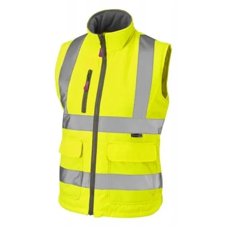 Women's Hivis Bodywarmer Leo BWL01 Yellow