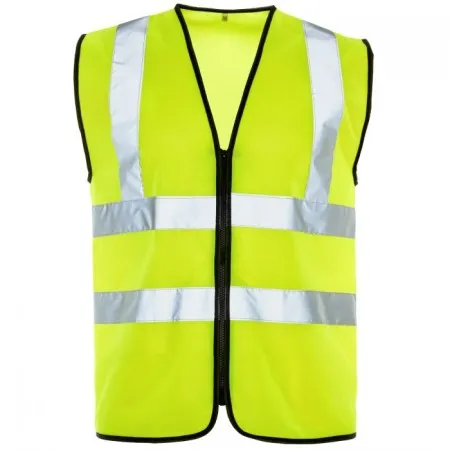 Yellow Zip up Hi Vis Vest