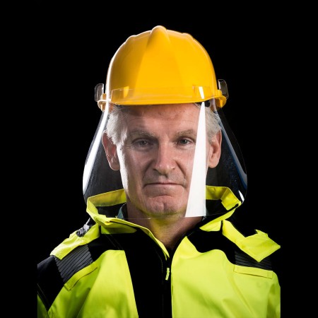Face Visor Screen For Safety Helmets Portwest CV13