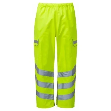 Pulsar Yellow Hi Vis Waterproof Overtrousers P206