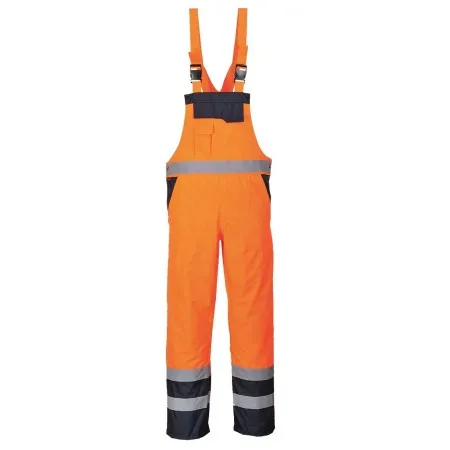 Portwest S489 Contrast Bib & Brace - Lined
