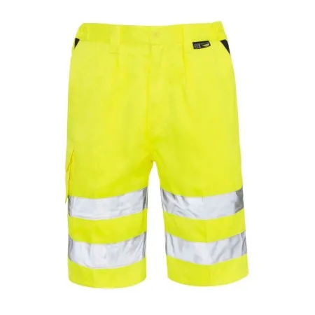 Yellow Hi Vis Shorts Supertouch