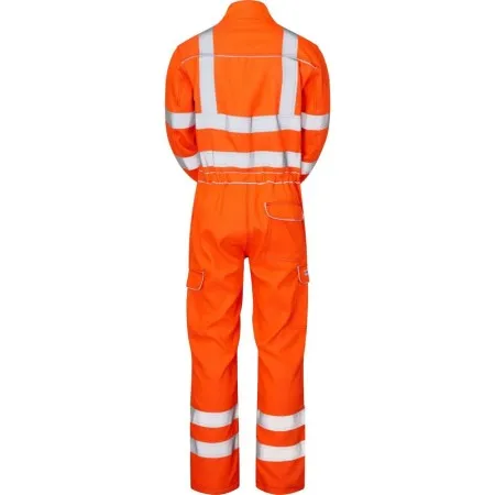 Orange FR-AST-ARC Hi Vis Coverall Pulsarail PRARC05