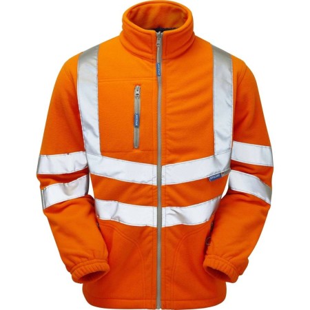 Pulsarail PR508 Orange Hi Visibility Fleece Jacket