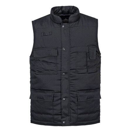 S414 Black Zip Bodywarmer
