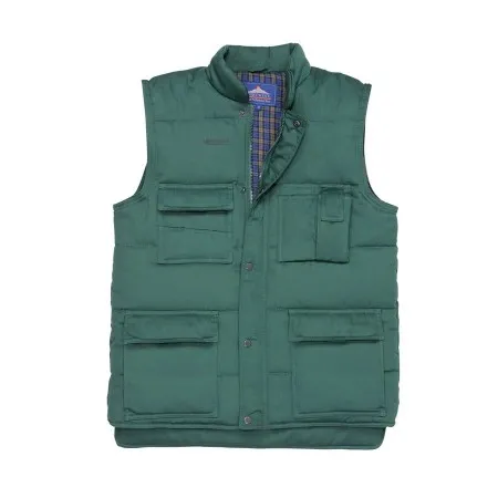S414 Bottle Green Zip Bodywarmer